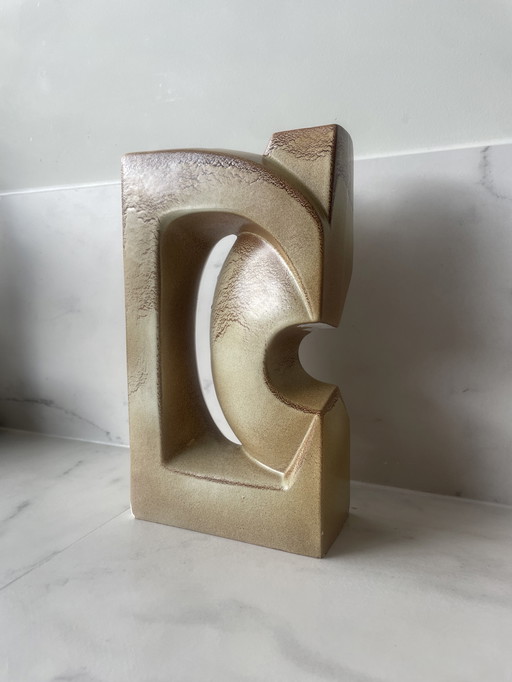 Beautiful Bertoncello 70's vase, by Roberto Rigon