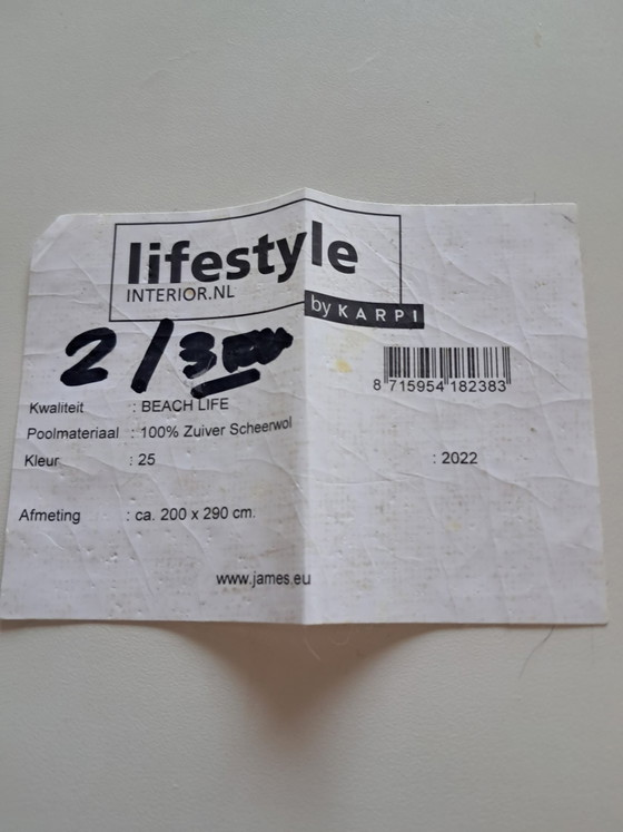 Tappeto 100% pura lana vergine 290 x 200 cm Nero – Lifestyle Interior, Tappeti, Wool (photo 3 of 5)