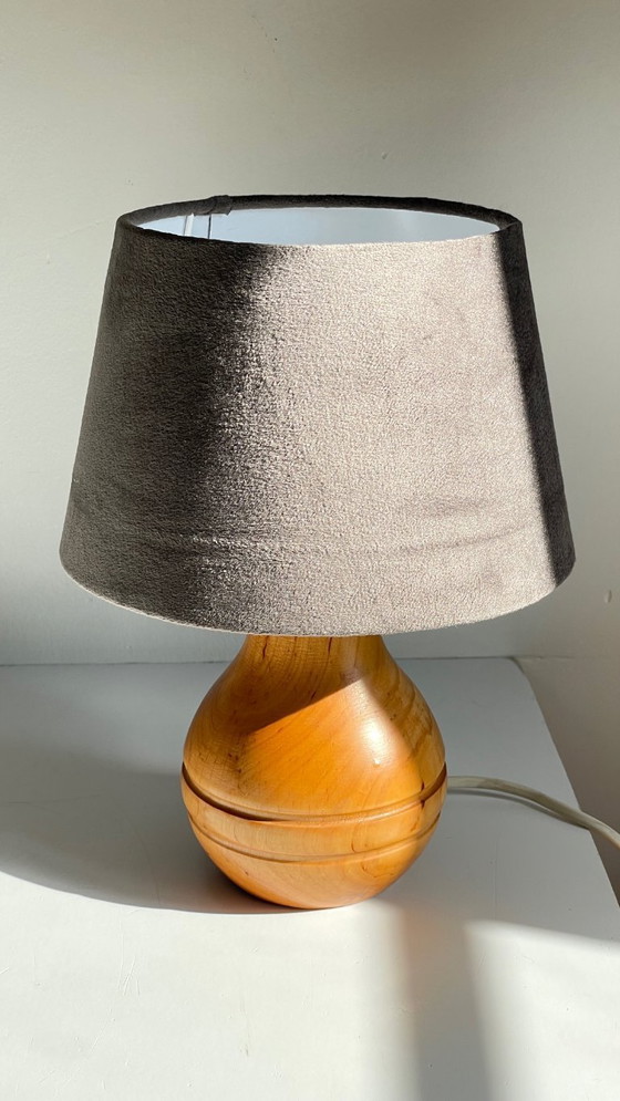 Image 1 of VINTAGE Solid Wood LAMP