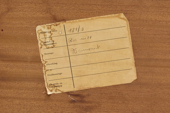 Image 1 of Armadio brutalista in quercia, Belgio, anni '60