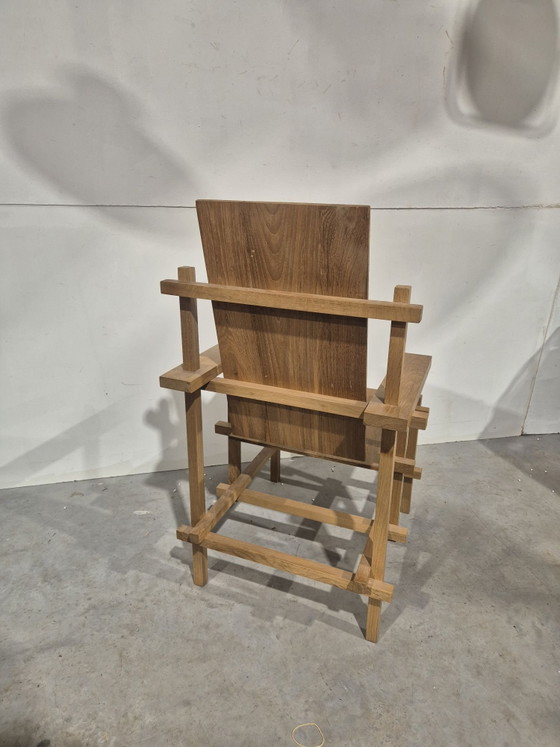 Interpretation of a rietveld chair, Armchairs, Wood, Brown (photo 7 of 7)
