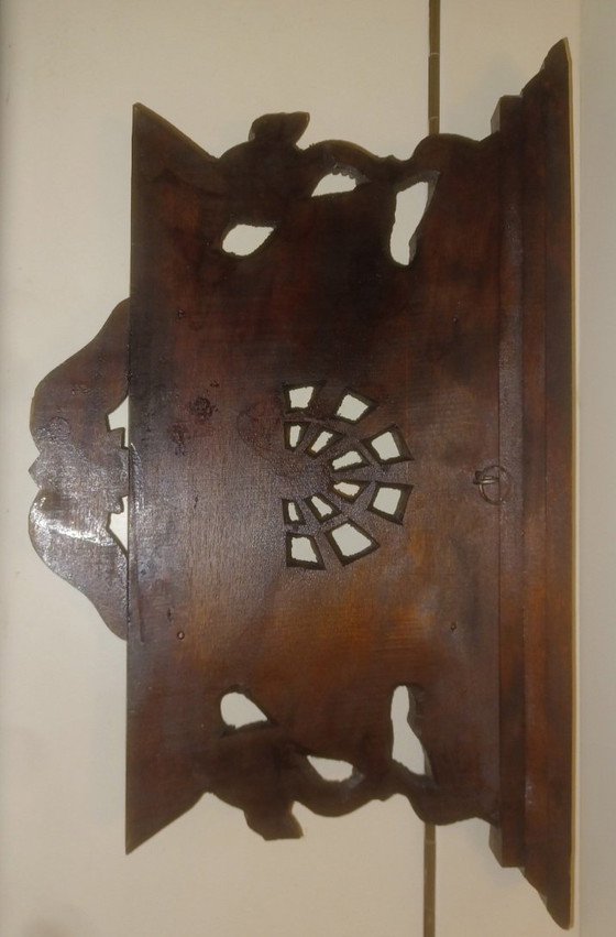 Image 1 of Finestra di pavone del Nepal con sculture in legno antiche Ankhi Jhayl