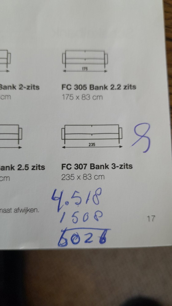 Image 1 of Artifort Mare Bank und Pouf