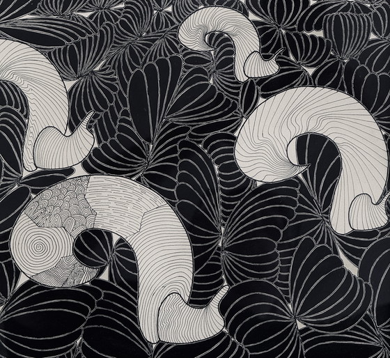 Image 1 of Pierre-Francois Vaysse - Art Brut circa 1970 - Tinta china - enmarcado