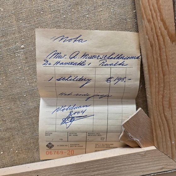 Image 1 of Kunstwerk genaamd Het Rode Jasje van Bredie uit 1986