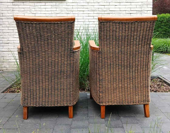 2 poltrone in rattan realizzate a mano negli anni '20 – Sedie da giardino (photo 5 of 15)