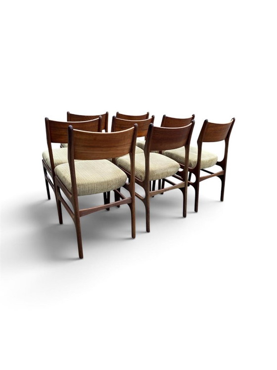 8x dänischer Designförderer Schmidt Madsen – Funder Schmidt & Madsen, Esszimmerstühle, Wood (photo 5 of 7)