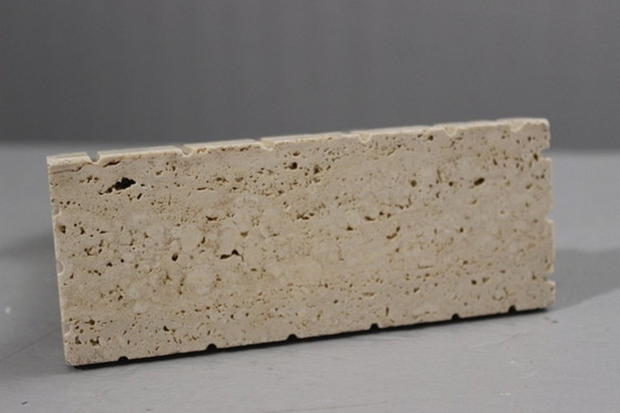 Image 1 of Sculpture vintage ruines acropole en travertin Italie 1970s