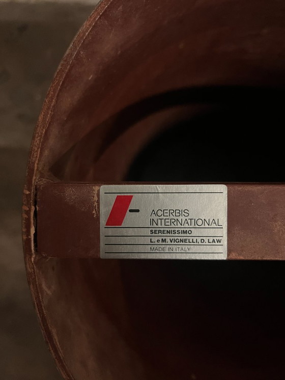 Image 1 of Serenissimo dining table, Lella & Massimo Vignelli, David Law for Acerbis, 1980