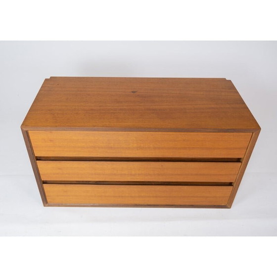 Image 1 of Vintage teak Wall mounted cabinet, Danish 1960s