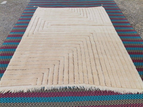 Image 1 of Autentico tappeto tradizionale in pura lana, tessuto a mano, 2/3 m