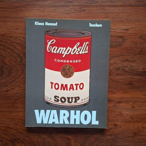 Libro de mesa de centro de Andy Warhol, artista del Pop Art. 1928-1987.