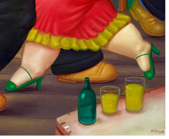 Image 1 of Coppia di ballerini di tango - Fernando Botero 1982 - Poster 50 × 70 cm