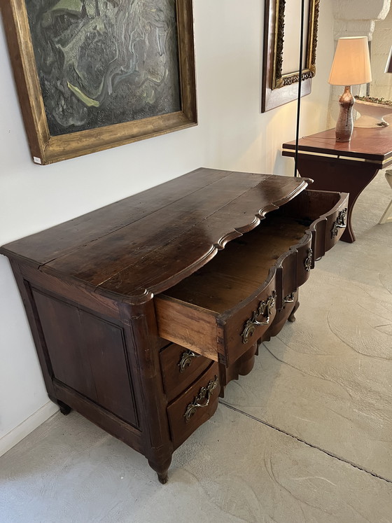 Image 1 of Commode arbalète XVIII ème 