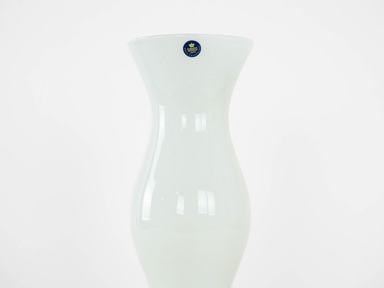 Image 1 of Glasvase, dänisches Design, 1970er Jahre, Hersteller: Royal Copenhagen, Designer: Michael Bang