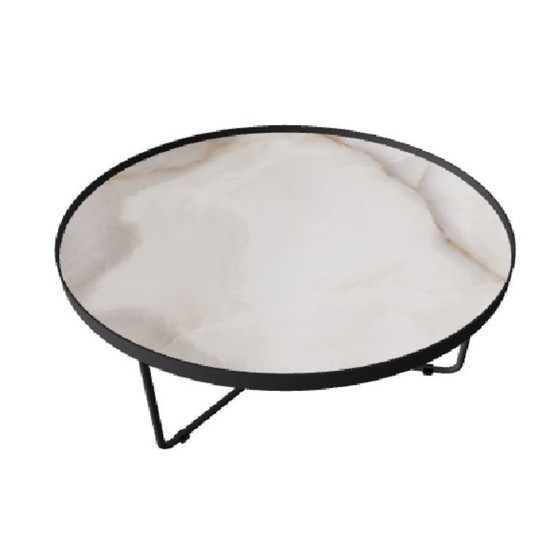 Image 1 of Cattelan Italia Billy mesa auxiliar acabado superior Alabastro