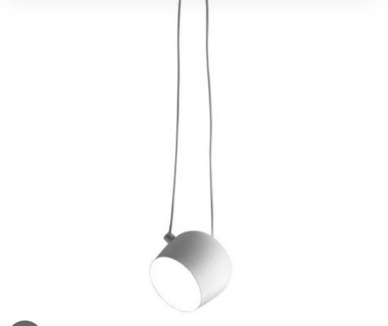 Image 1 of Set mit 5 weißen Flos-Pendelleuchten