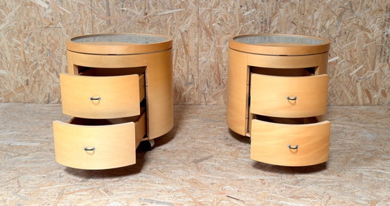 Image 1 of Tables de chevet design Hülsta - lot de 2