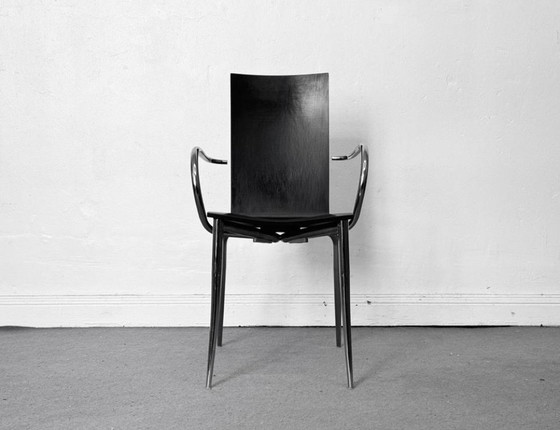 1/10 Philippe Starck Driade Olly Tango Sedia Cromata – Sedie da pranzo, Legno, Cromo (photo 4 of 7)