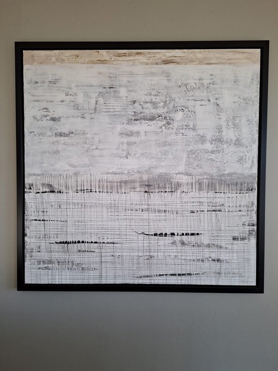 Original Bea Lopez Painting "Nebel" – Paintings & Drawings, Wood, Canvas (photo 2 of 5)