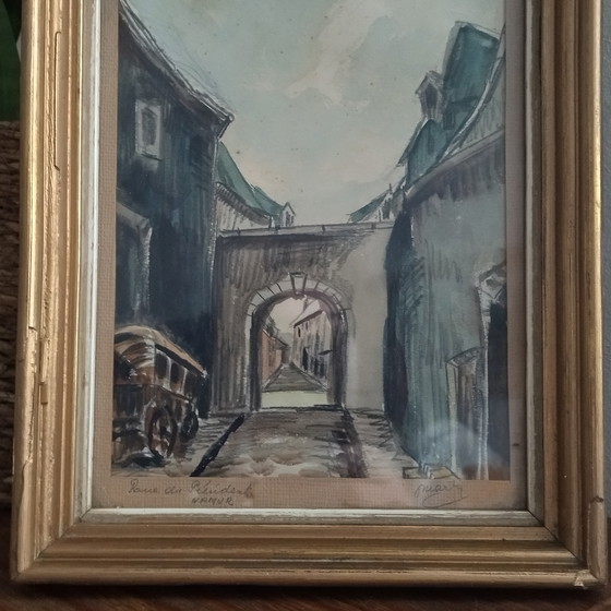Image 1 of Aquarelle vieux Namur.