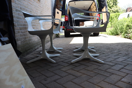 Image 1 of Space age dining set by Konrad Schäfer for Lübke, 1960s 