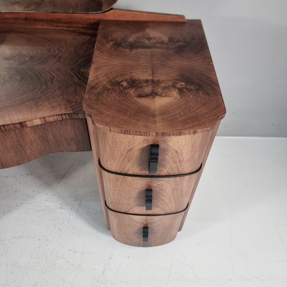 Image 1 of Dressing Table with pouf by Jindrich Halabala for Up Závody, 1940s