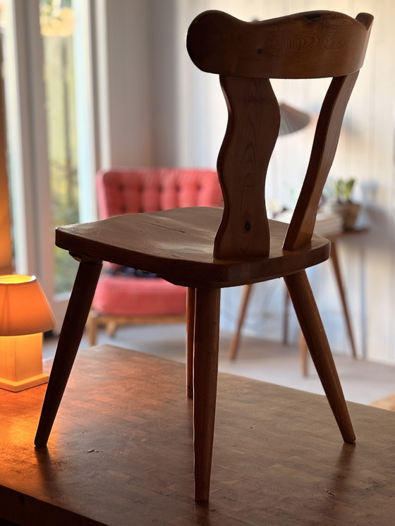 Image 1 of Sedie vintage in legno massello – design dell'Europa orientale – set di 2 (anni '60-'70)