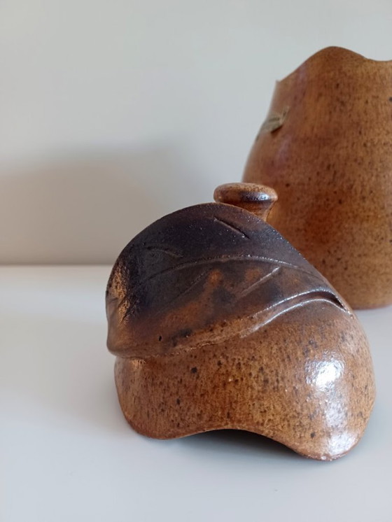 Image 1 of Céramiques vintage tournées à la main par Yves Marian - France années 60-70