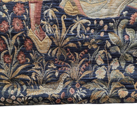 Image 1 of Arazzo da parete belga d'epoca "Il concerto" di Ter Waes, anni '60