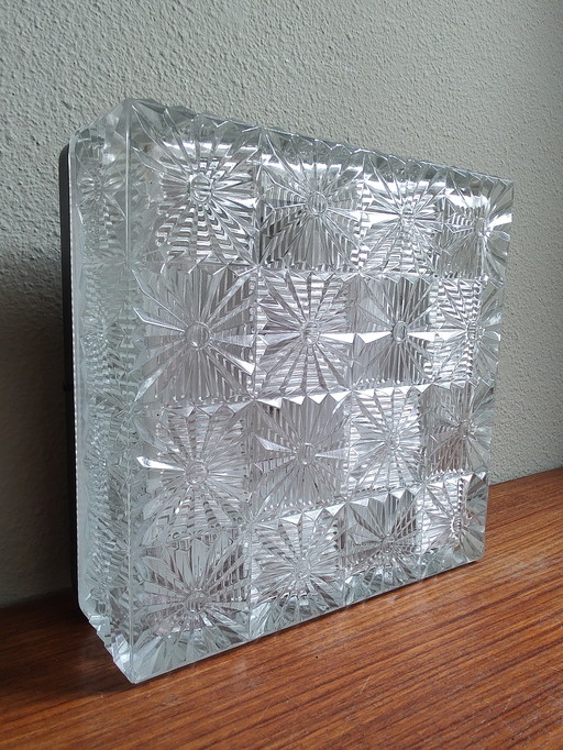 Grote Mid-Century Plafonnière