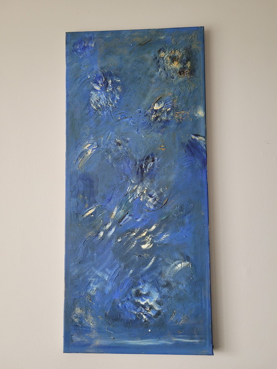 Image 1 of Set di 9 dipinti astratti di Cath Weegels