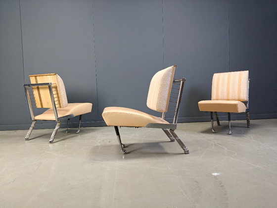 Image 1 of Sculptural lounge chair set with coffee table, 1996