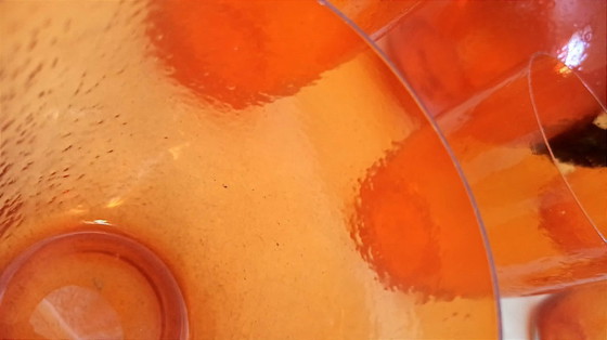 Image 1 of Orangenlimonaden-Set mit 9 Gläsern und 1 Krug. 1960er Jahre