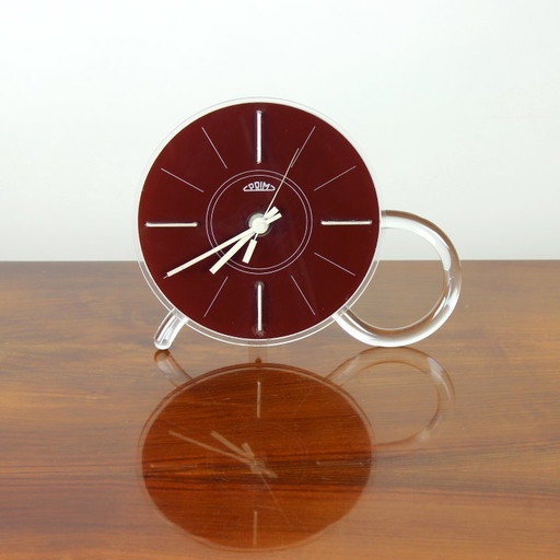 Rare Mid Century Modern Freestanding Clock By Prim, Czechoslovakia, 1960s