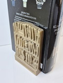 2 fermalibri vintage in ottone a forma di "libri"