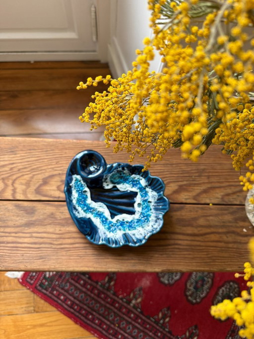 Fat lava blue trinket tray