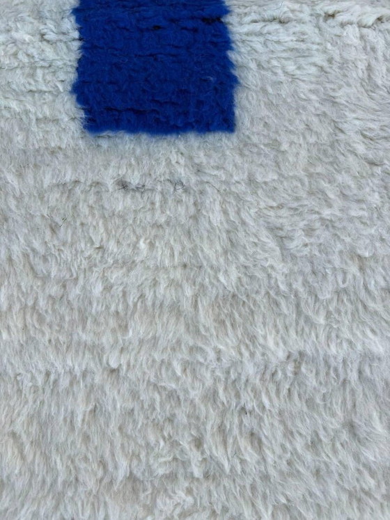 Image 1 of Handmade multicolored Beni Ouraine rug, 2/3 m
