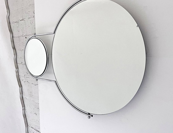 Espejo de pared con lupa giratoria, de Bieffeplast, Italia, década de 2000. – Chrome, Glass (photo 8 of 19)