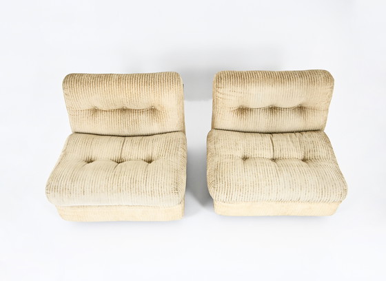 Image 1 of Paire de Fauteuils « Amanta » par Mario Bellini pour B&B Italia, 1970s