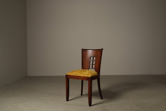 Image 1 of Set of six Art Deco dining chairs, circa 1930