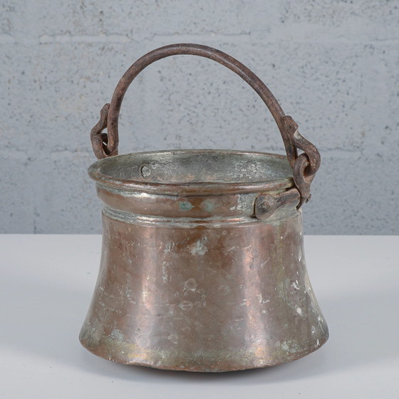 Bol-Seau en Cuivre du XXe Siècle – Objets déco, Rustic (photo 3 of 8)