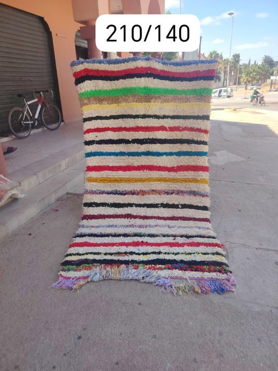 Image 1 of Handgeknoopt Berber kleed wol 210x140cm