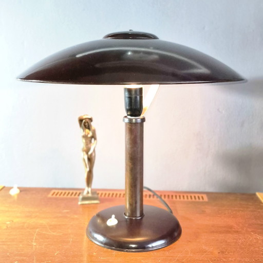 Exklusive LBL Kandem Typ 0314.1Mushroom Pilz Bakelit Tischlampe 50er 60er