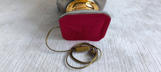 Image 1 of 💎 ✨ Magnifique grande lampe italienne 1960 céramique / or — Esprit Bitossi / Zaccagnini ✨💎