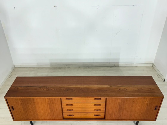 Image 1 of Prachtig teakhouten Clausen & Son dressoir, commode, woonkamerkast, vintage stijl