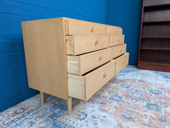 Image 1 of Vintage Oak Chest of Drawers, Borge Mogensen, Danish Design From the 1960s