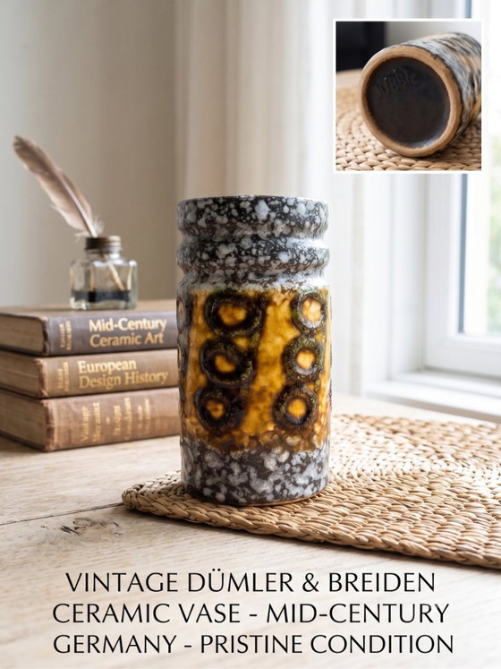 Image 1 of 1970s Fat Lava vase by Dümmler