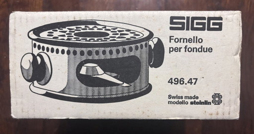 SIGG Fonduepan (Steinlin-model, Zwitserse makelij)
