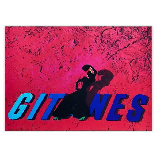 GITANES - OMAGGIO A MAX PONTY Peter Pocs Poster 1991